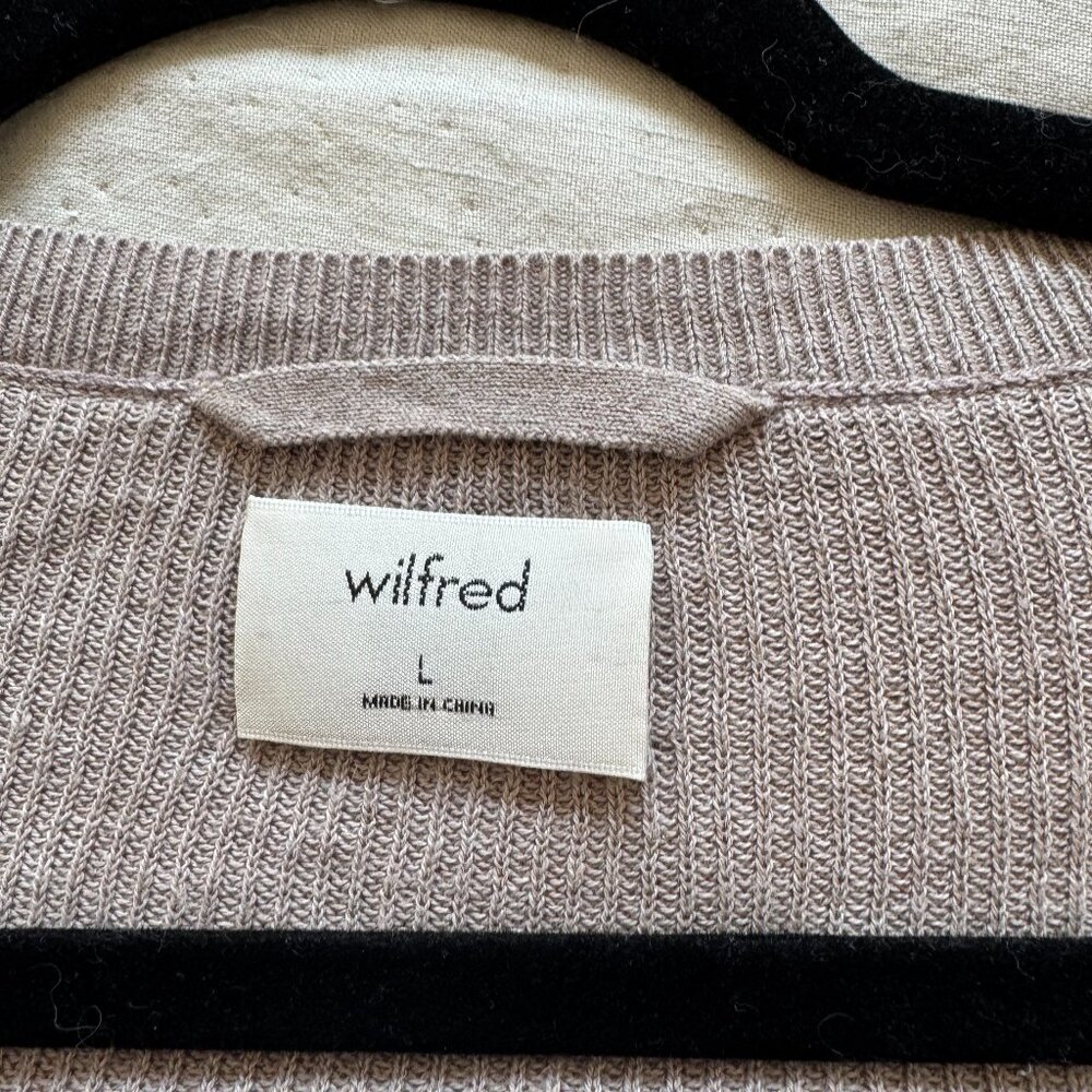 Aritzia Wilfred Balzac Sweater - Heather - Size L